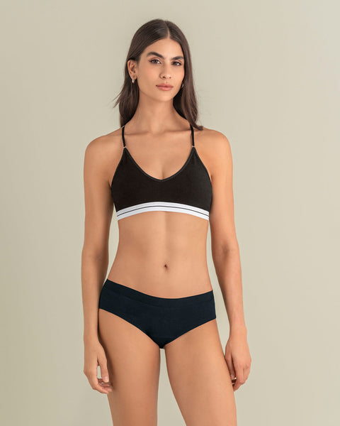 Paquete x 3 panties estilo hípster en algodón#color_s78-marfil-estampado-verde-claro-negro