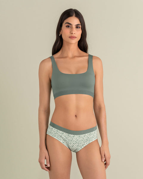 Paquete x 3 panties estilo hípster en algodón#color_s78-marfil-estampado-verde-claro-negro