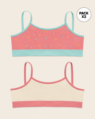 Paquete x 2 Top para niña#color_s08-verde-estampado-helados-rosado-claro