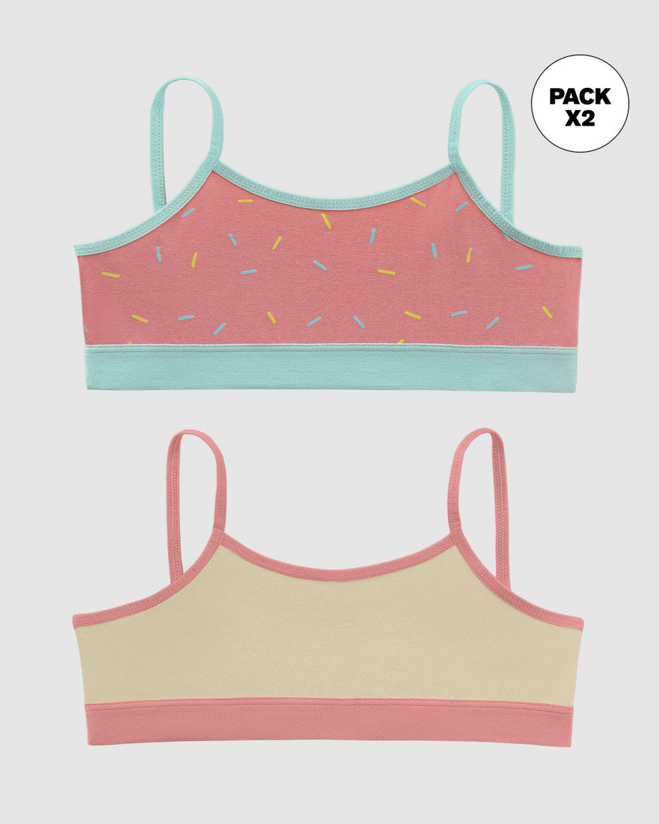 Paquete x 2 Top para niña