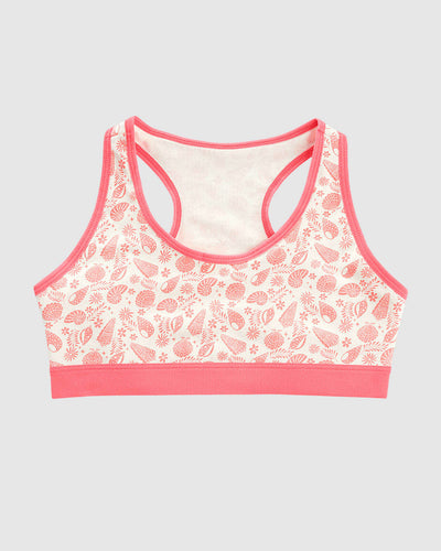 Top con espalda deportiva elaborado en algodón para niña#color_c04-marfil-estampado-coral