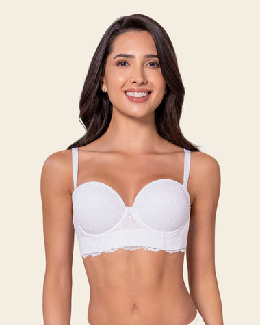 Brasier en encaje con realce incorporado#color_000-blanco