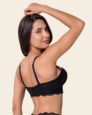 Brasier en encaje con realce incorporado#color_700-negro