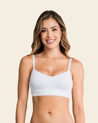 Brasier tipo top ultraliviano con copas internas fijas#color_000-blanco