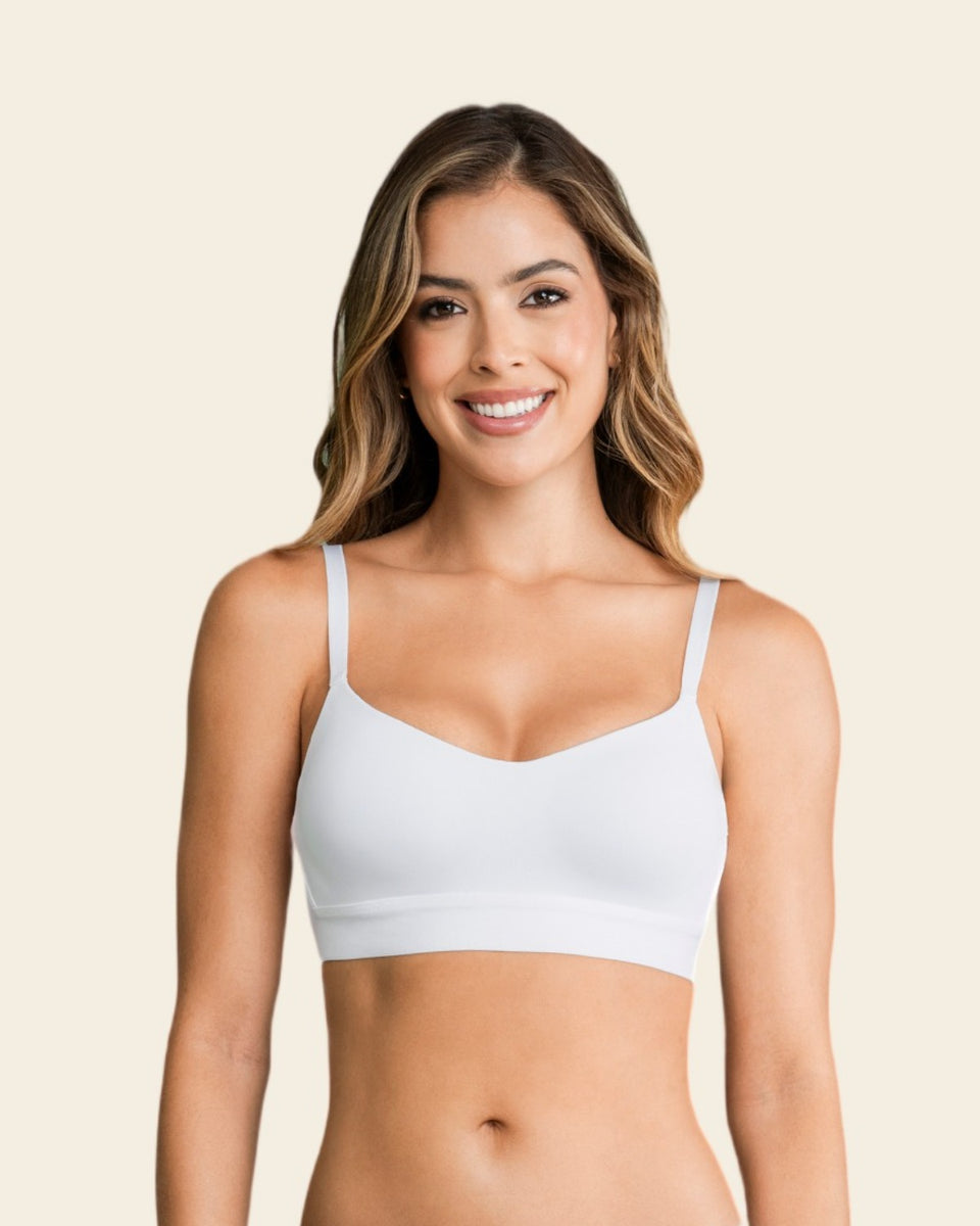 Brasier tipo top ultraliviano con copas internas fijas