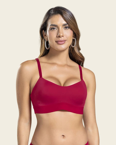 Brasier tipo top ultraliviano con copas internas fijas#color_323-rojo