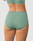 Panty clásico de control suave con toques de encaje en abdomen
