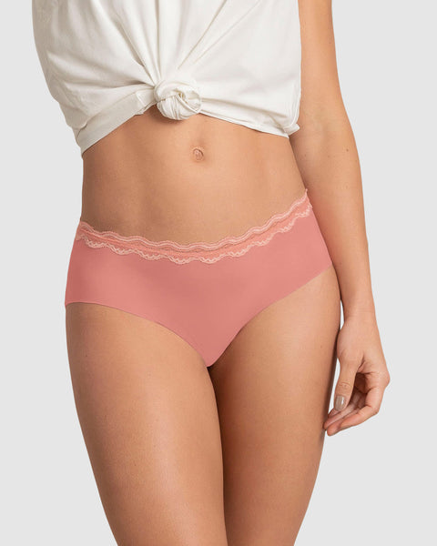 Panty hipster con encaje en cintura tiro medio#color_276-rosa-medio