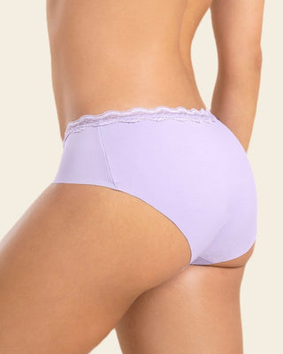 Panty hípster con encaje en cintura tiro medio#color_480-lila