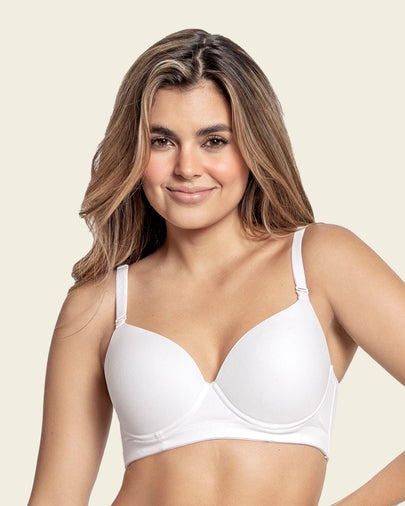 Brasier de realce suave y buen cubrimiento en espalda#color_000-blanco