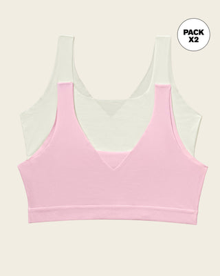 Paquete x 2 tops invisibles doble escote#color_s07-rosado-marfil