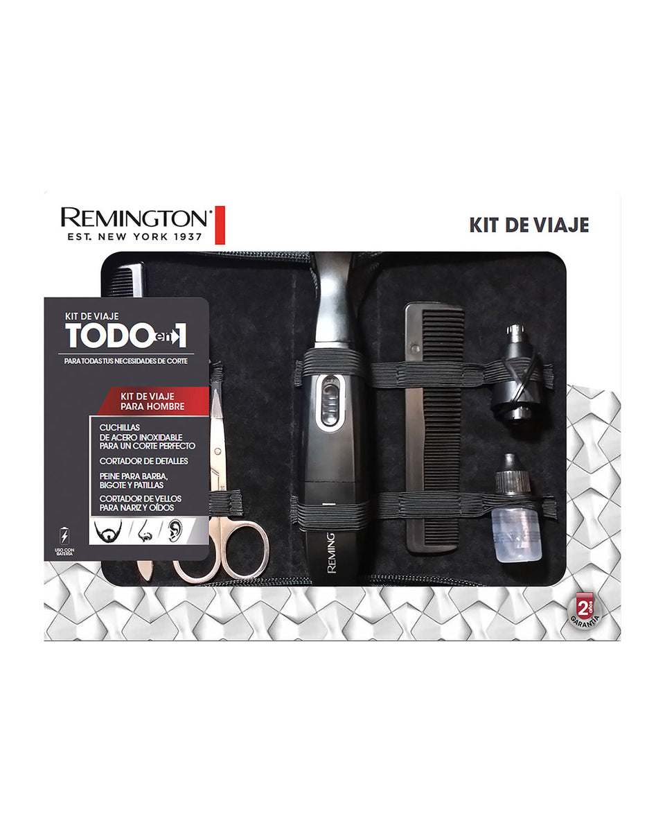 Kit Viajero Remington a Pilas 12 Piezas