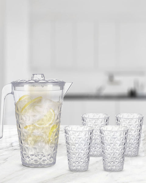 Set Jarra + Vasos#color_231-rosado
