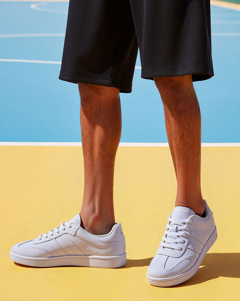 Sneakers de cordón Urbano Bambas Unisex#color_001-blanco