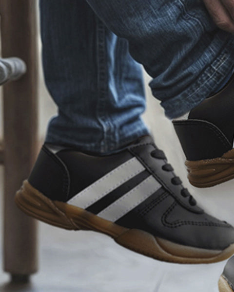 Sneakers Urbano con cordón Bambas Unisex#color_712-negro