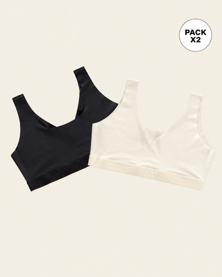Paquete x 2 tops invisibles doble escote#color_s01-perla-negro
