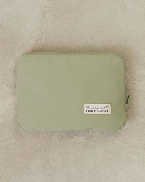 Mochila plegable con 2 bolsillos exteriores#color_998-surtido-verde