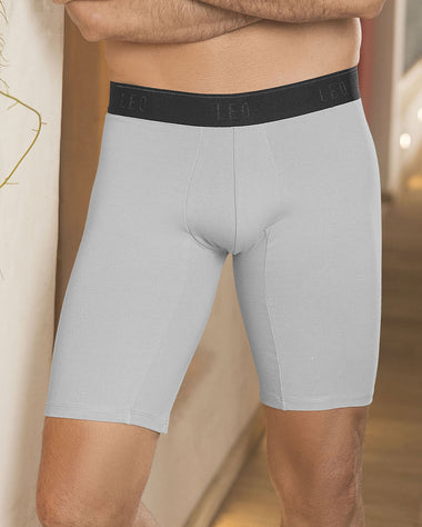 Bóxer paquete x 2, largos, en algodón#color_998-surtido-negro-gris