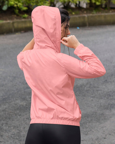 Chaqueta manga larga con bolsillos laterales para mujer#color_299-rosado-medio