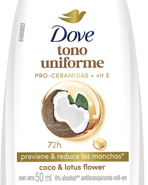 Desodorante Dove Rollon Dermo Aclarant#color_001-coco