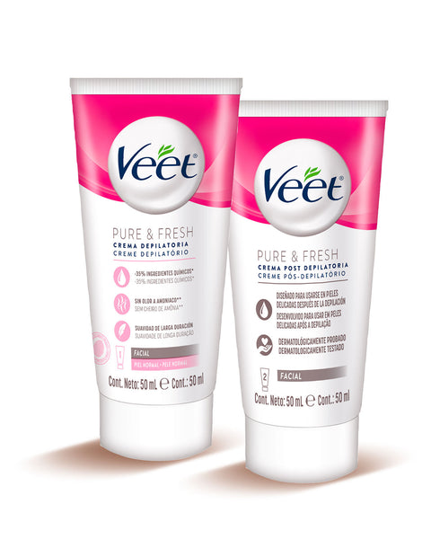 Veet® crema depilatoria piel normal facial 2x 50 ml#color_sin-color