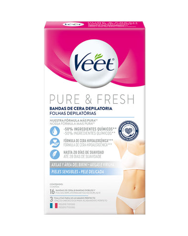 Veet® Bandas depilatorias axilas y bikini para Piel Sensible x 16#color_100-axilas