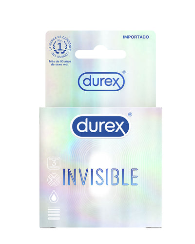 Durex® Condones Invisible Caja de 3 preservativos#color_001-invisible