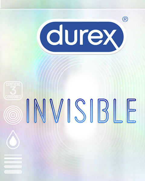 Durex® Condones Invisible Caja de 3 preservativos#color_001-invisible