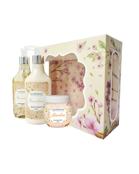 Jabón Líquido 250 ml Body Lotion 250 ml y Exfoliante Corporal 135 g#color_001-almendras