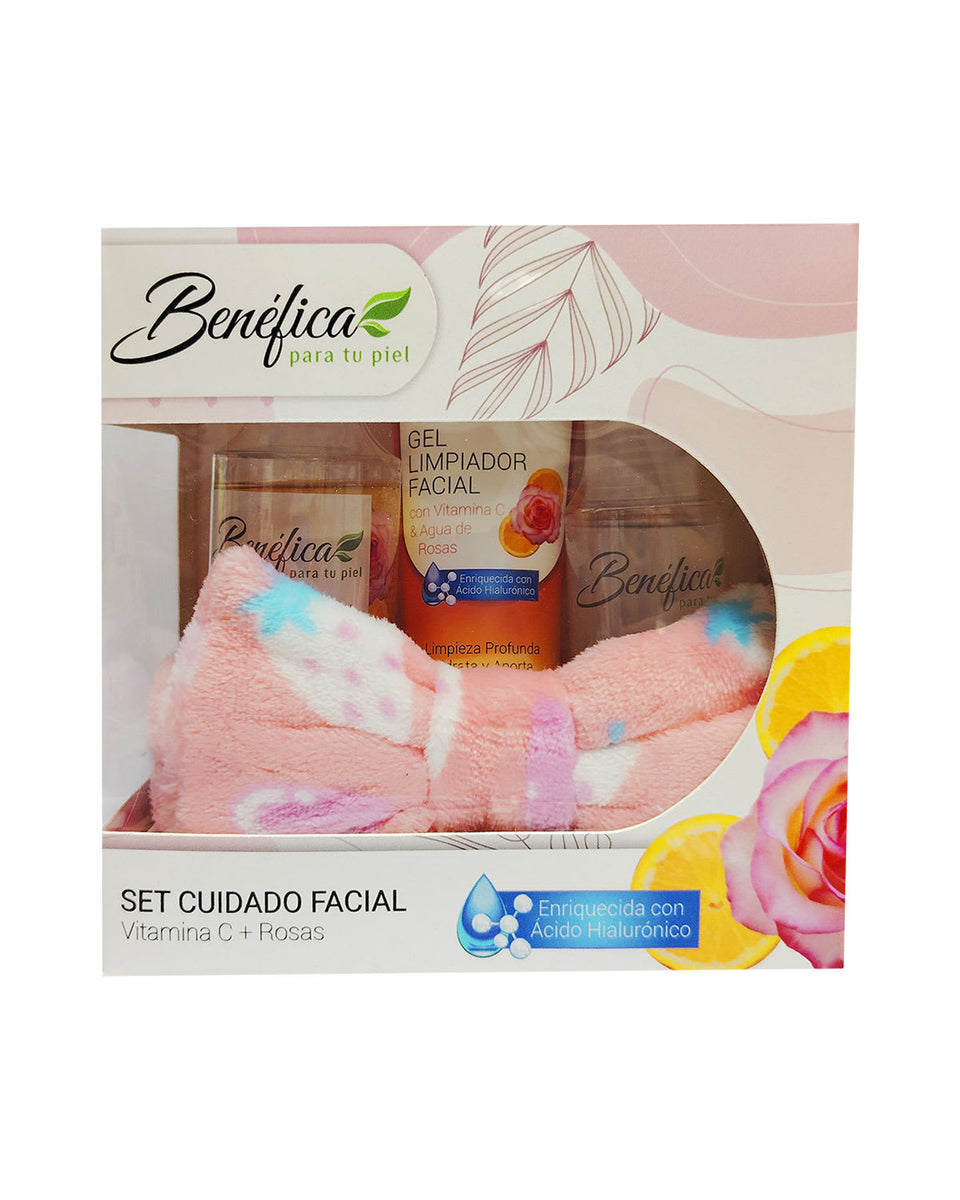 Gift Set Benéfica Aloe Vera: Agua Micelar 120 ml + Gel Limpiador 120 ml + Tónico 200 ml