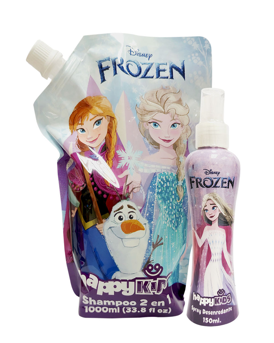 Pack Frozen Shampoo Doypack 2 en 1 1 L + Spray Desenredante 150 ml