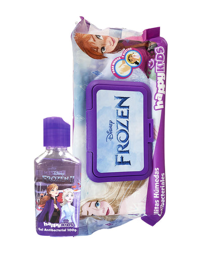 Pack Frozen Antibacterial Toallitas Húmedas x56 + Gel Antibacterial 100 ml#color_537-frozen