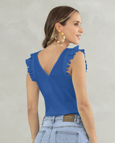 Camiseta manga sisa con bolero#color_915-azul