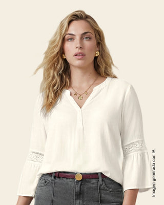 Camiseta manga larga amplia con mangas tipo bolero#color_018-marfil
