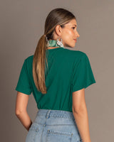 Camiseta básica manga corta con cuello redondo#color_601-verde-esmeralda