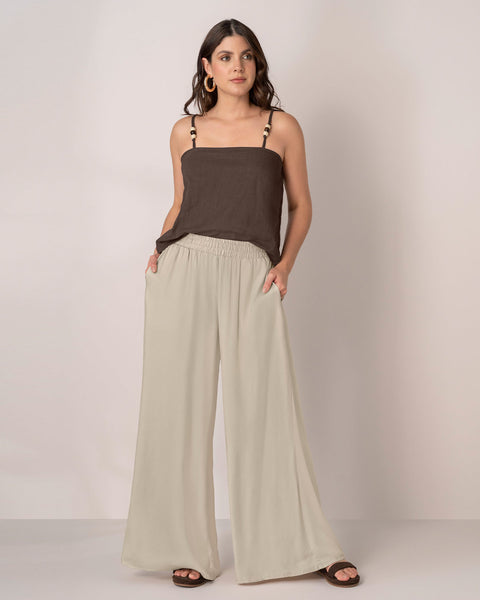 Blusa de tiritas con apliques en madera#color_800-cafe