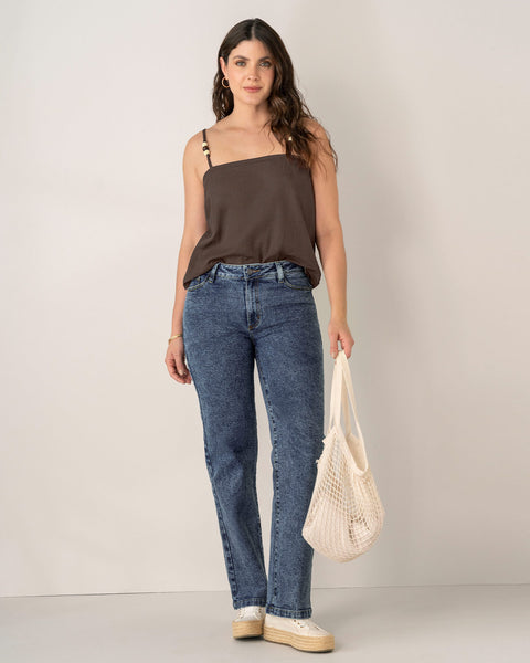 Blusa de tiritas con apliques en madera#color_800-cafe