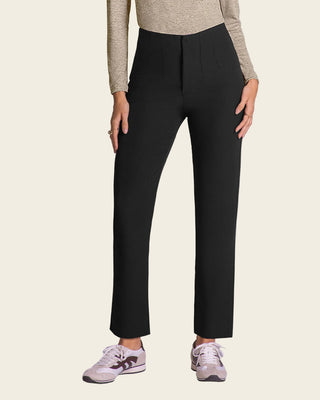 Pantalón bota recta silueta ajustada#color_700-negro