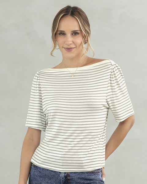 Camiseta manga corta con cuello tipo bandeja#color_717-gris-jaspe