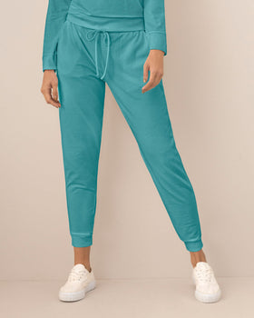 Pantalón largo tipo jogger con bolsillos funcionales#color_198-verde-menta