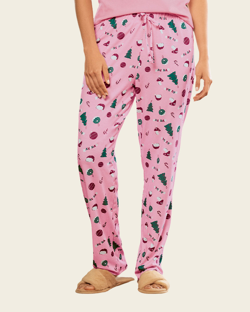 Pantalón de pijama con estampado para mujer