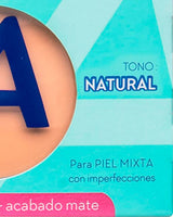 Asepxia Maquillaje Polvo Compacto#color_001-natural-mate