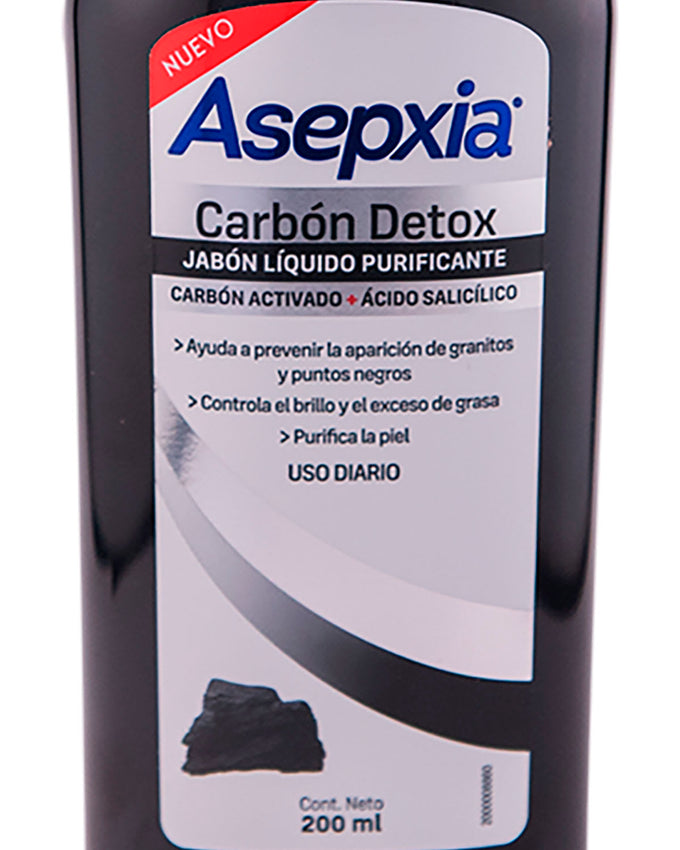 Asepxia Carbón Jabón Líquido 200 ml#color_001-carbon