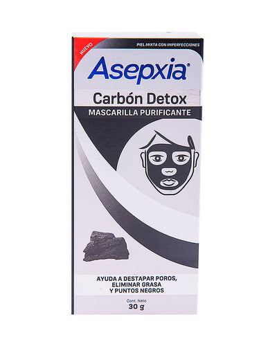 Asepxia Carbón Mascarilla Peel Off 30 gr#color_001-carbon