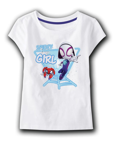 Camiseta manga corta niño con cuello en rib#color_164-blanco