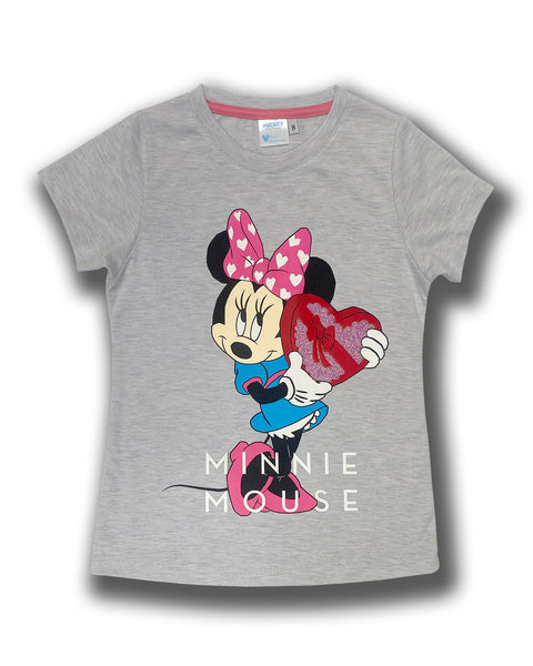 Camiseta infantil estampada manga corta#color_710-gris-claro