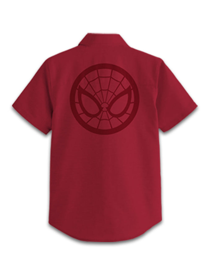 Camisa Spider-Man con botones funcionales#color_302-rojo
