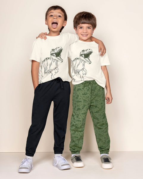 Paquete x 2 joggers para niño#color_979-verde-estampado-negro