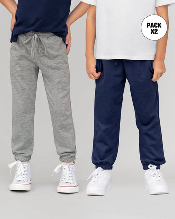 Jogger infantil x 2#color_s01-azul-y-gris