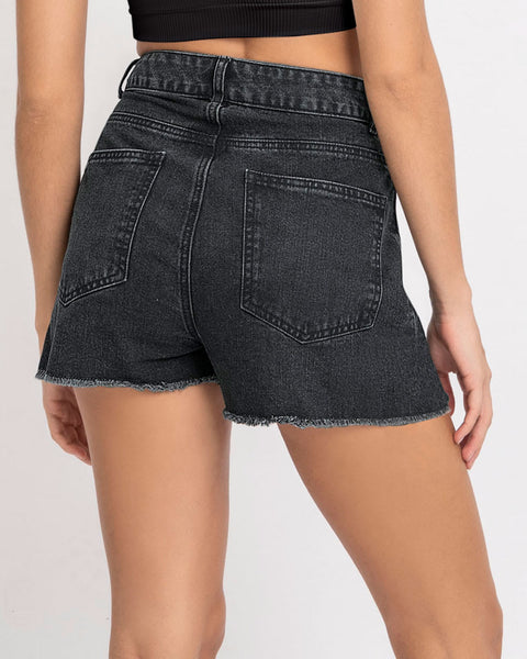 Short mom tiro alto borde al corte#color_700-negro